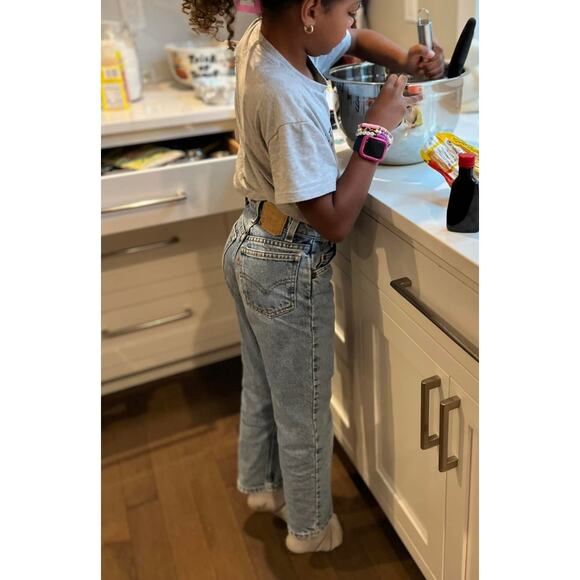 Vintage Levis' 562 Loose Fit Regular Orange Tab Jeans 10 - Picture 10 of 11